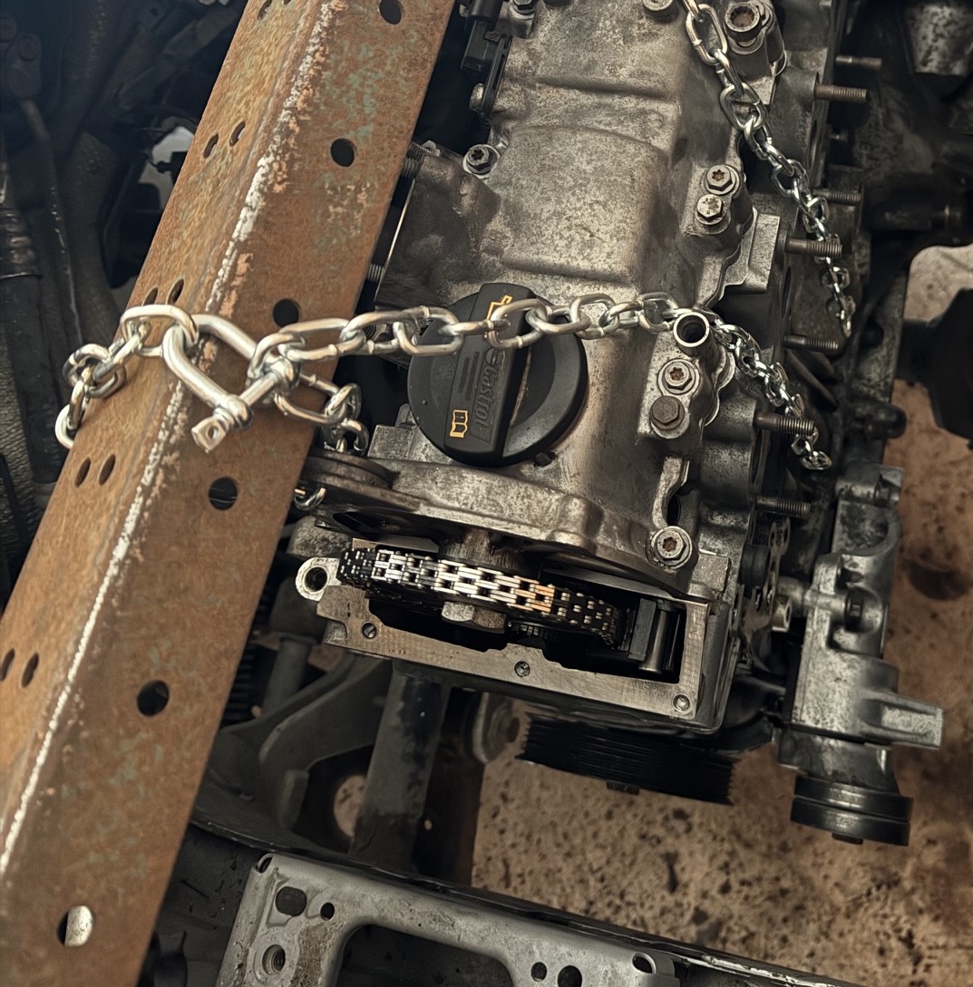 Timing chain kit fitted